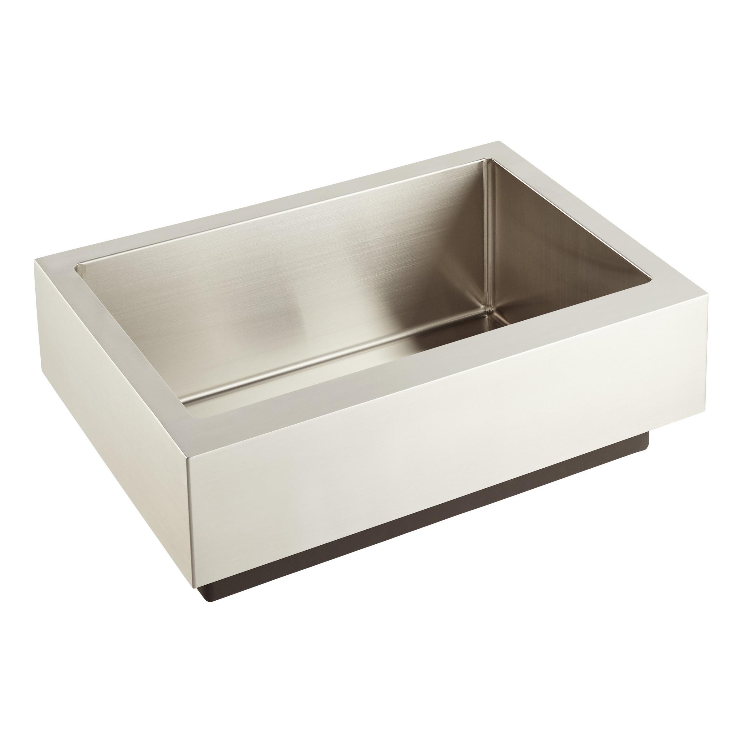 27 Hazelton Stainless Steel Retrofit Farmhouse Sink Signature Hardware