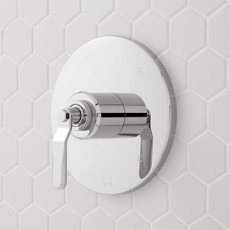 Gunther Pressure Balance Shower Set with Slide Bar and Hand Shower