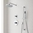 Gunther Pressure Balance Shower System with Slide Bar and Hand Shower - Chrome, , large image number 0