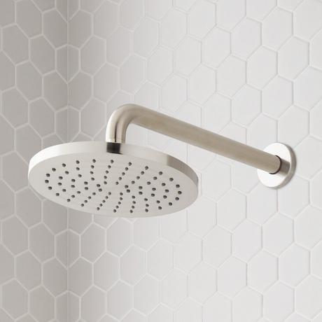 6 Cohen Square Tile-In Shower Drain - with Drain Flange - Brushed Stainless Steel | Signature Hardware 406497