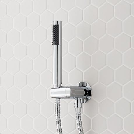 Gunther Pressure Balance Shower Set with Hand Shower and Wall Bracket