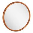 Novak Round Teak Vanity Mirror - Teak, , large image number 2