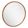 34" Novak Round Teak Vanity Mirror - Teak, , large image number 1