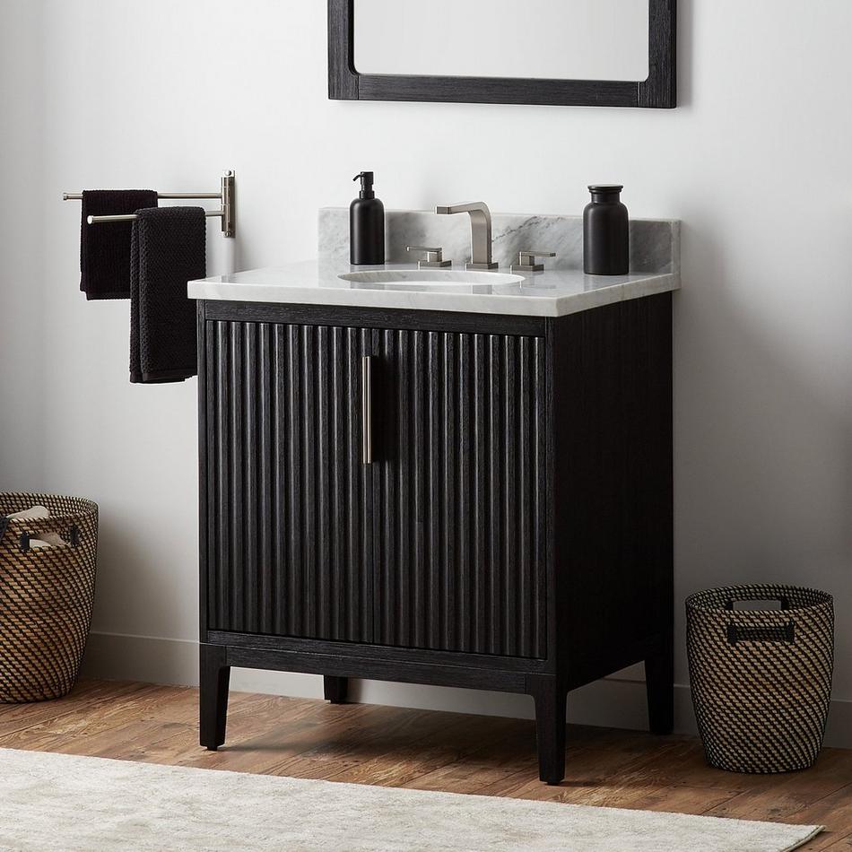 30" Manolin Vanity For Undermount Sink - Arcadian Black, , large image number 0