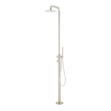 Tinsley Freestanding Outdoor Shower Panel With Hand Shower
