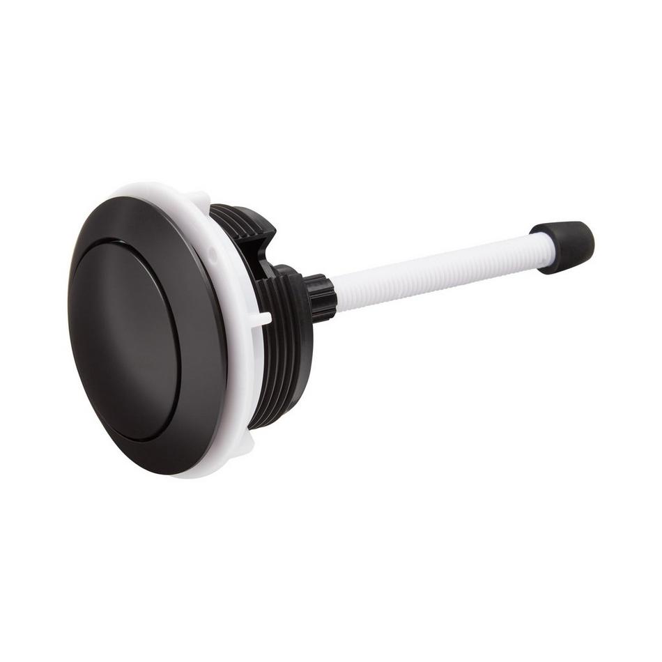 Push Button Flush Actuator - Matte Black, , large image number 1