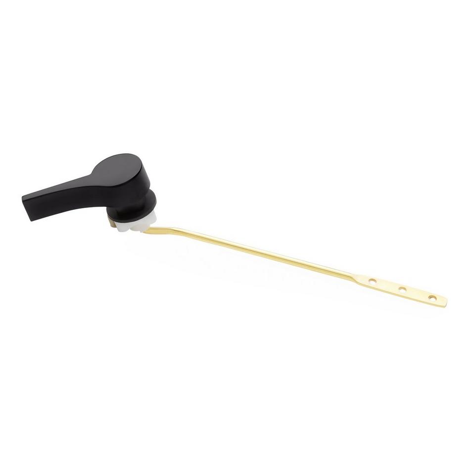 Bradenton Toilet Flush Handle - Matte Black, , large image number 1