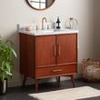 30" Novak Mahogany Vanity with Rectangular Undermount Sink - Golden Ember, , large image number 0