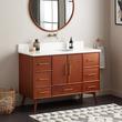 48" Novak Mahogany Vanity with Undermount Sink - Golden Ember, , large image number 0