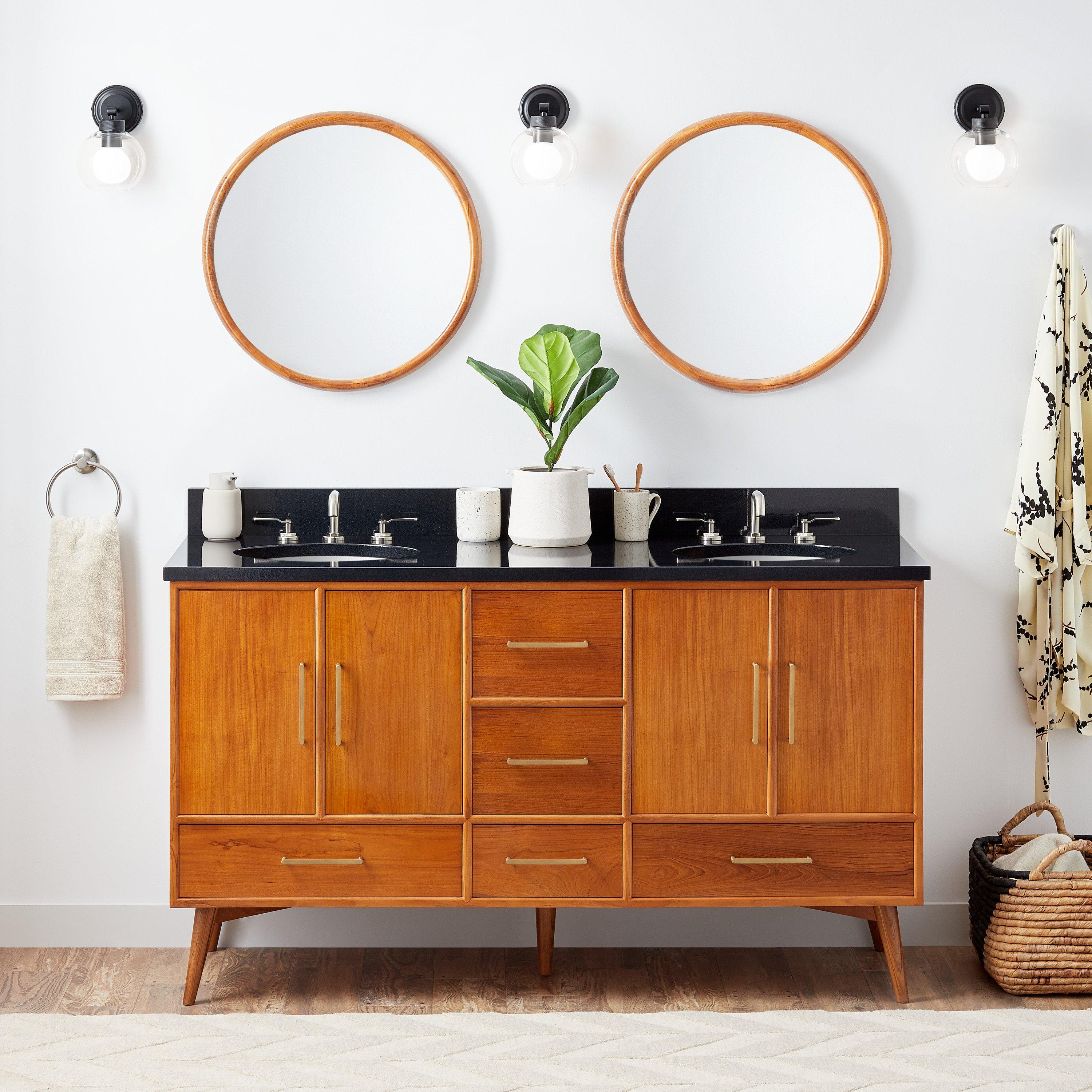 Modern 60 on sale inch vanity