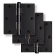 Square Steel Door Hinge With Plain Bearing - 3 Pack, , large image number 0