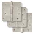 Smooth Steel Door Hinge With Plain Bearing - 3 Pack, , large image number 5
