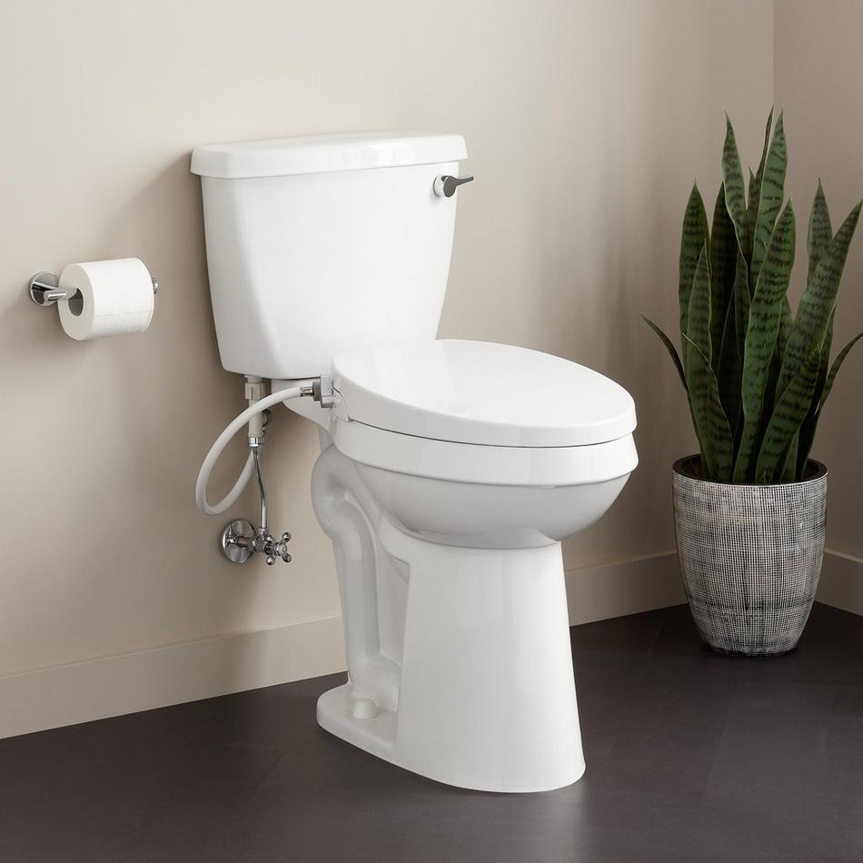 Bradenton Two-Piece Elongated Toilet with 12" Rough-In - 19" Bowl Height, , large image number 1