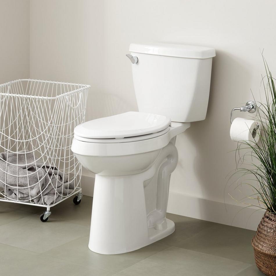 Bradenton Two-Piece Elongated Toilet with 14" Rough-In - 19" Bowl Height, , large image number 0