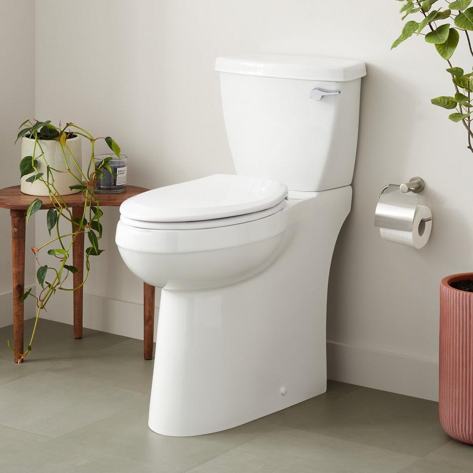 Bradenton Two-Piece Skirted Elongated Toilet with 12" Rough-In - 21" Bowl Height, , large image number 3