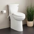 Bradenton Two-Piece Skirted Elongated Toilet with 12" Rough-In - 21" Bowl Height, , large image number 1