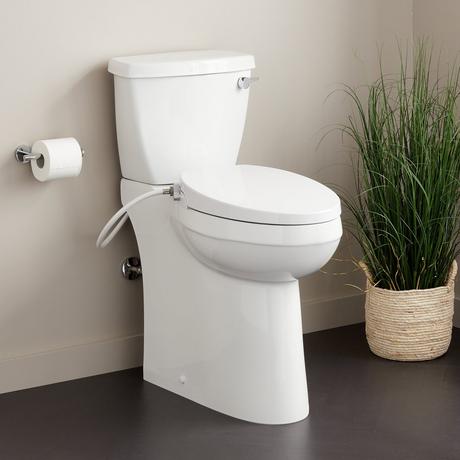 Bradenton Two-Piece Skirted Elongated Toilet with 12" Rough-In - 21" Bowl Height
