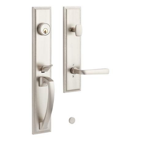 Satin Brass Keyed Entry Door Lever, Heavy Duty Exterior Door Handle Keyed  Entry Door Lever, Entry Door Lock Set, Left or Right Handing Door Handle, Brass  Door Handle, Door Levers 