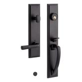 Aurick Solid Brass Entrance Door Set - Lever Handle - Right Hand ...