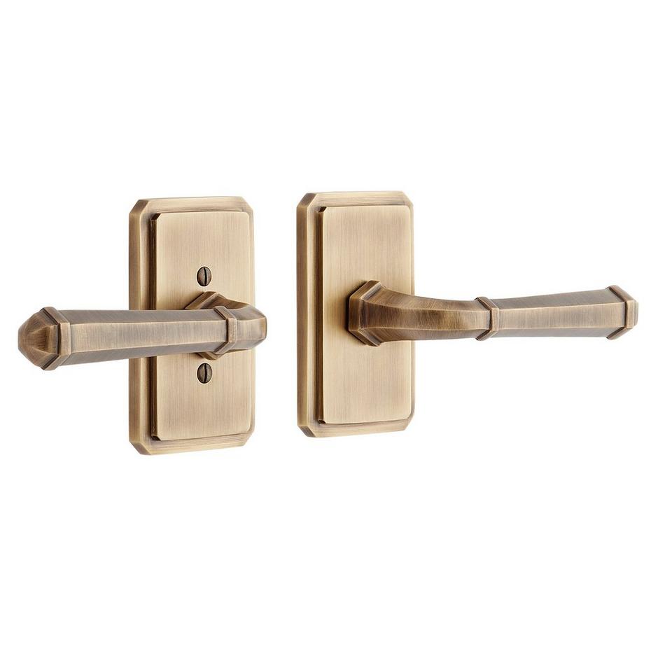 Bathroom Mortice Door Lock in Brass, Chrome, Matt Black Antique Brass 2  1/2 3