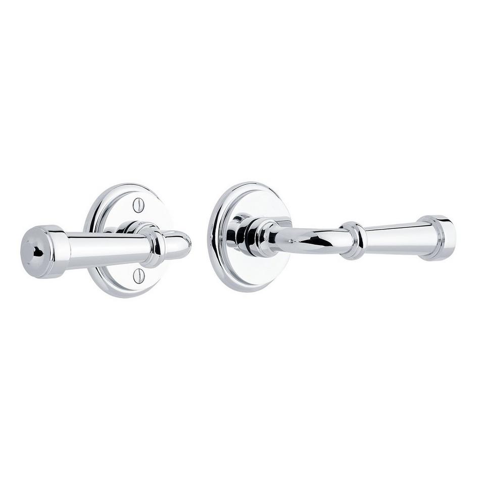 Esmond Solid Brass Interior Door Set - Lever Handle - Passage - 2-3/4" Backset - Left Hand - Pol, , large image number 0