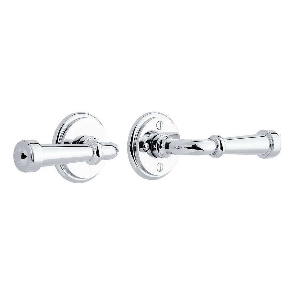 Esmond Solid Brass Interior Door Set - Lever Handle - Privacy - Right Hand, , large image number 2