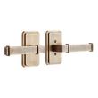 Delory Solid Brass Interior Door Set - Lever Handle - Passage - Right Hand, , large image number 0