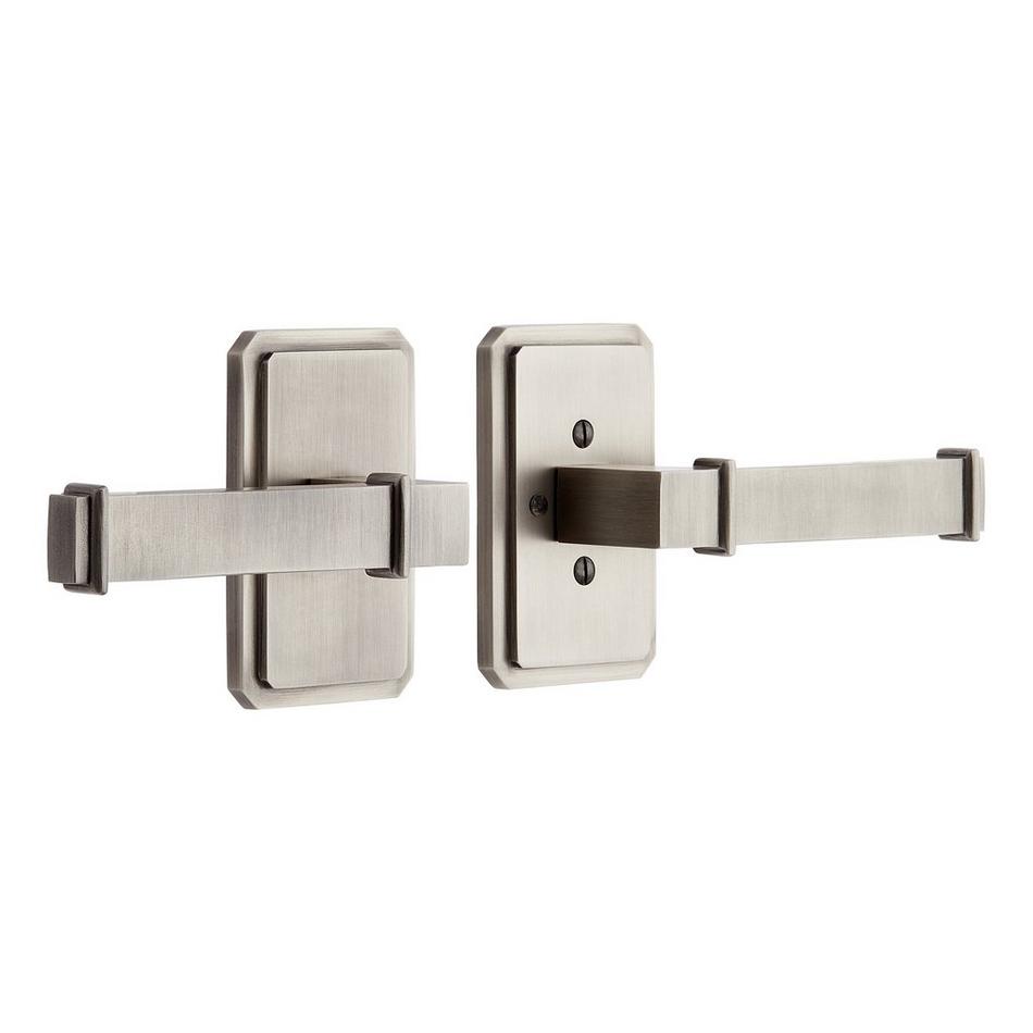 Delory Solid Brass Interior Door Set - Lever Handle - Privacy - Right Hand, , large image number 1