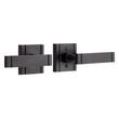 Piran Solid Brass Interior Door Set - Lever Handle - Passage - 2-3/4" Backset - Right Hand - Mat, , large image number 0
