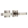 Piran Solid Brass Interior Door Set - Lever Handle - Privacy - Right Hand, , large image number 1