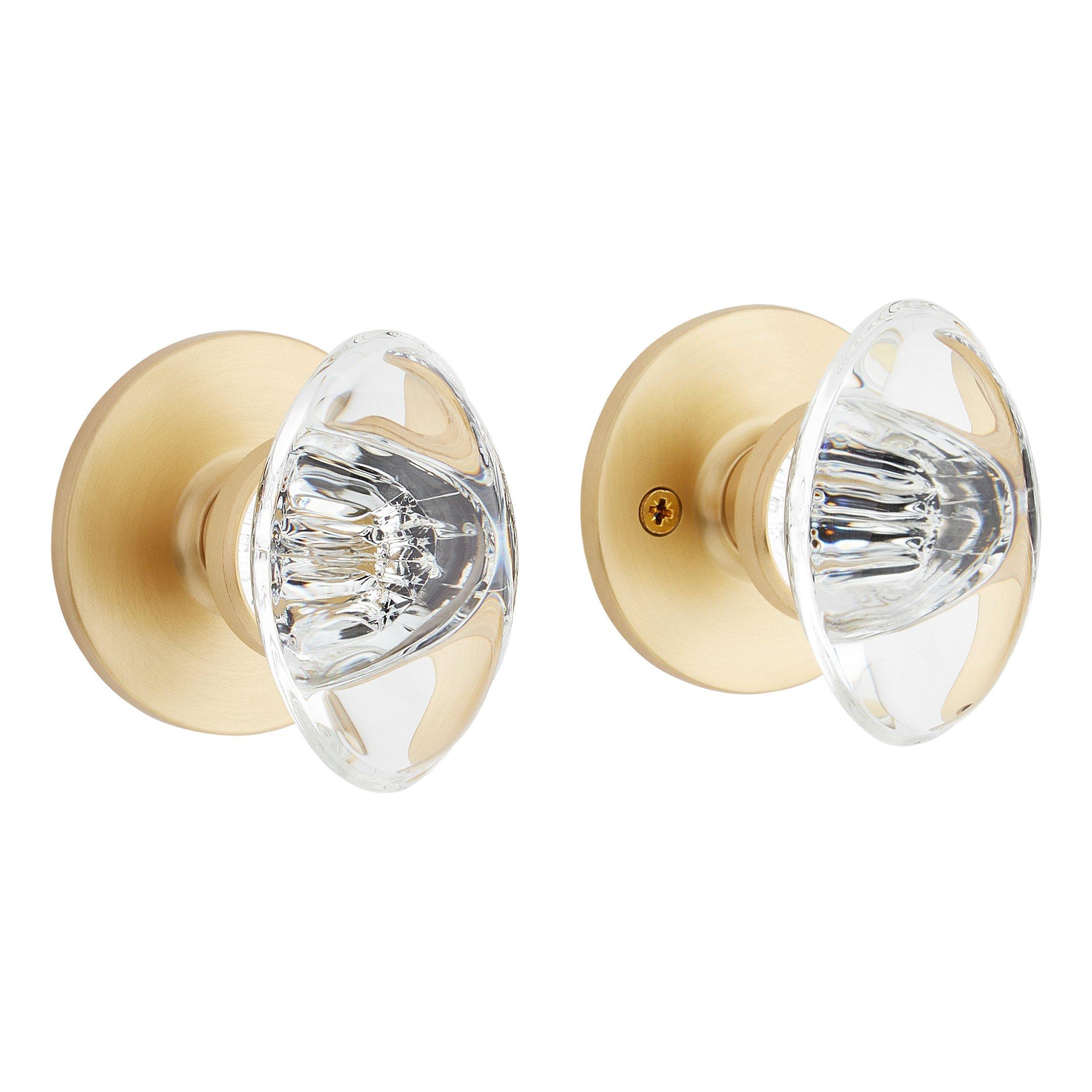 Marconi Solid Brass Interior Door Set - Knob - Privacy | Signature