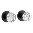 Tama Solid Brass Interior Door Set - Knob - Passage - 2-3/8" Backset - Satin Black, , large image number 0