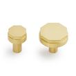 1-1/2" Stacia Solid Brass Cabinet Knob - Satin Brass, , large image number 1