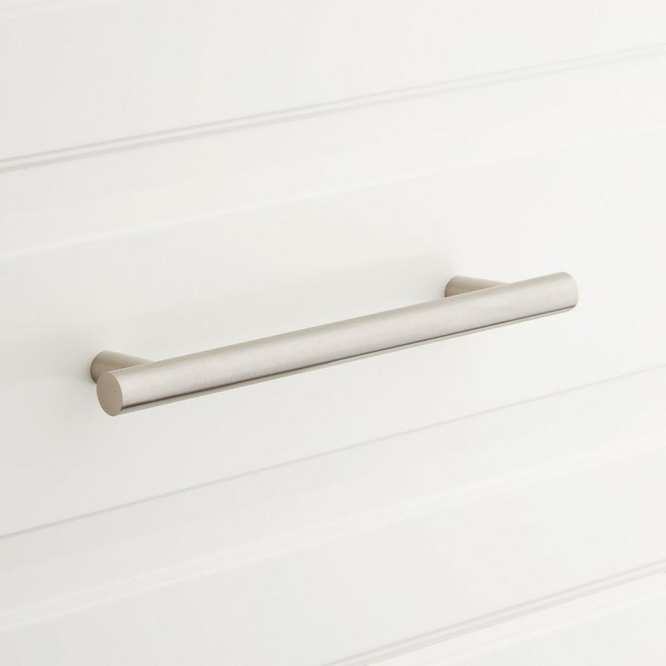3-3/4" Avignon Solid Brass Cabinet Pull - Satin Nickel, , large image number 0