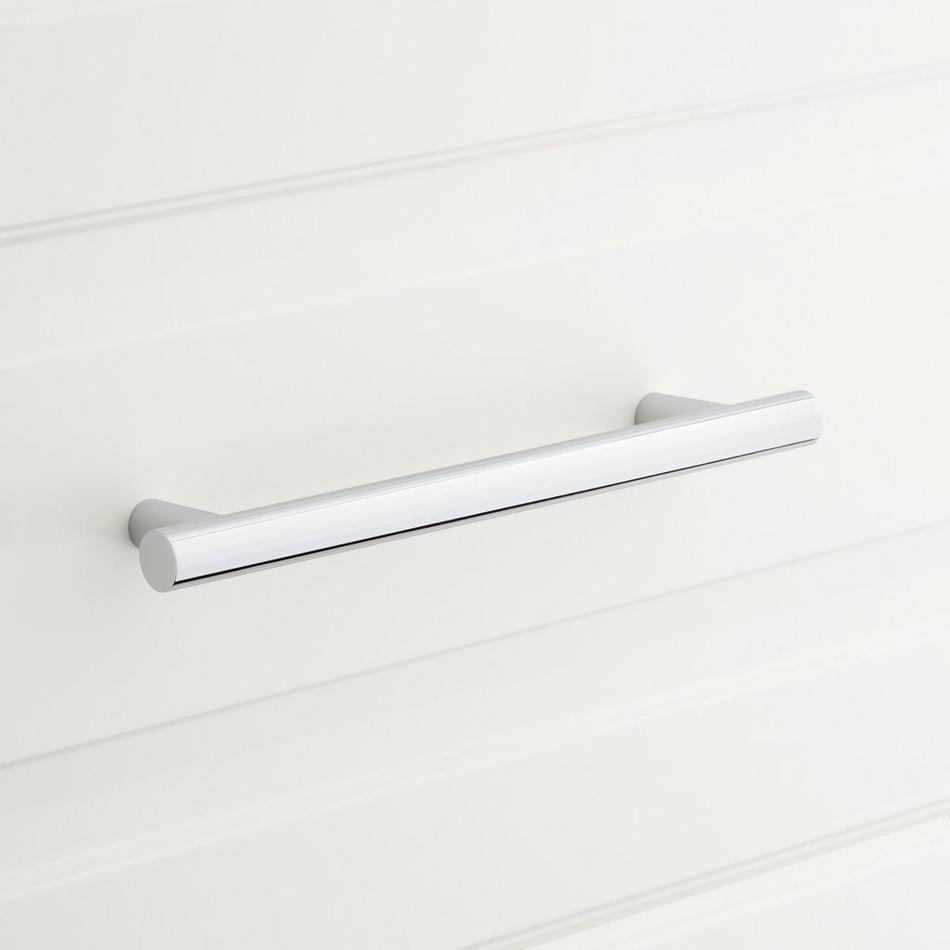 3-3/4" Avignon Solid Brass Cabinet Pull - Polished Chrome, , large image number 0