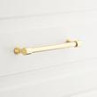 6" Strasbourg Solid Brass Cabinet Pull - Polished Brass, , large image number 0