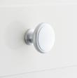 1-1/2" Nantes Solid Brass Round Cabinet Knob - Satin Chrome, , large image number 0