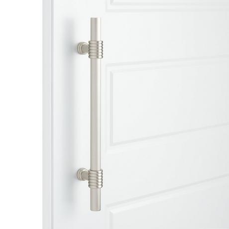 Brady Back-to-Back Brass Door Pull Set