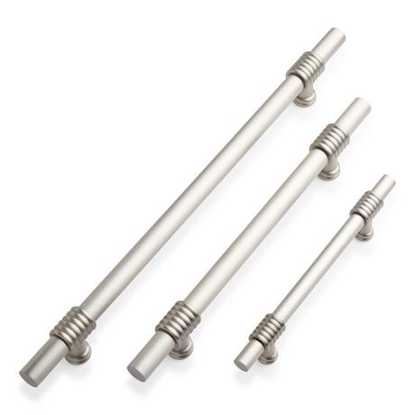 Brady Back-to-Back Brass Door Pull Set