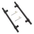 8" Brady Back-to-Back Bronze Door Pull Set - Dark Patina, , large image number 2