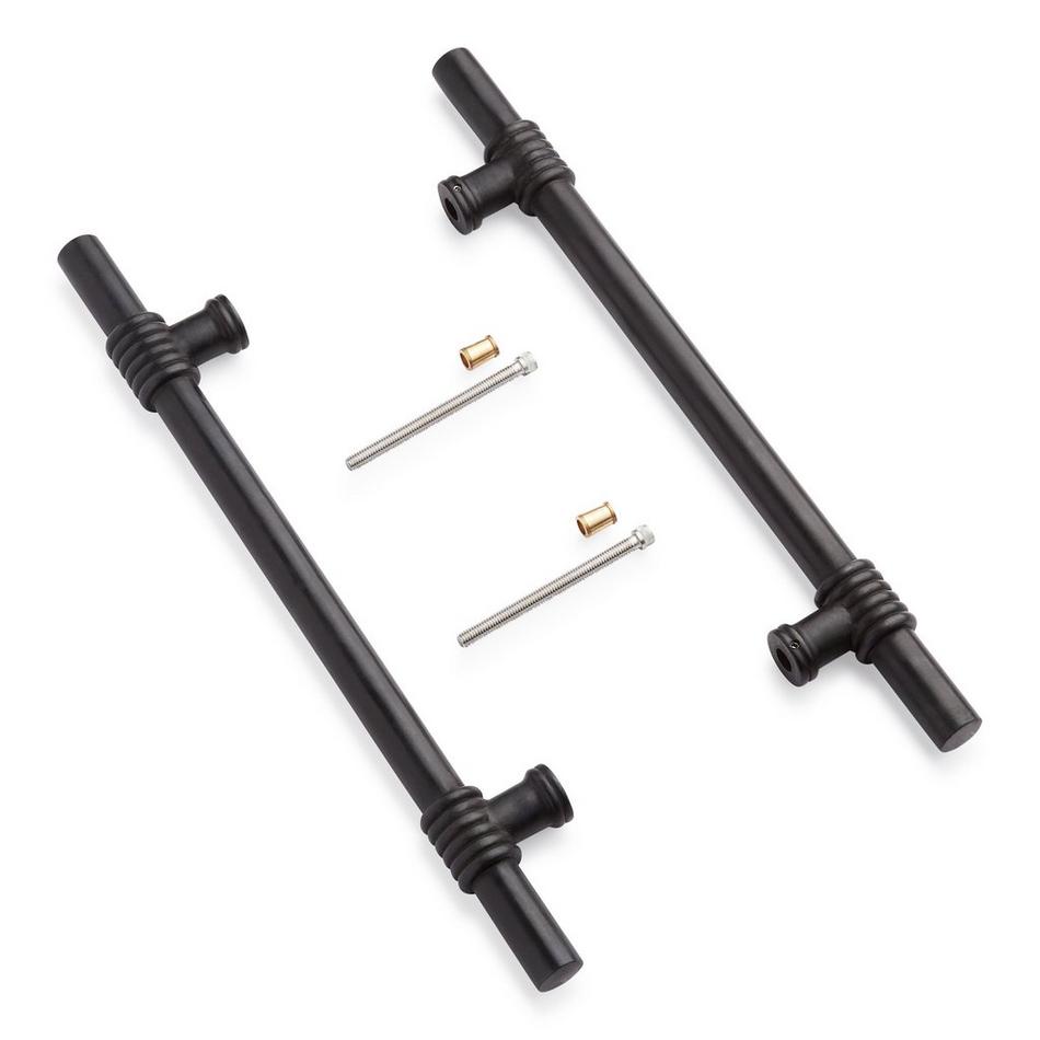 8" Brady Back-to-Back Bronze Door Pull Set - Dark Patina, , large image number 2