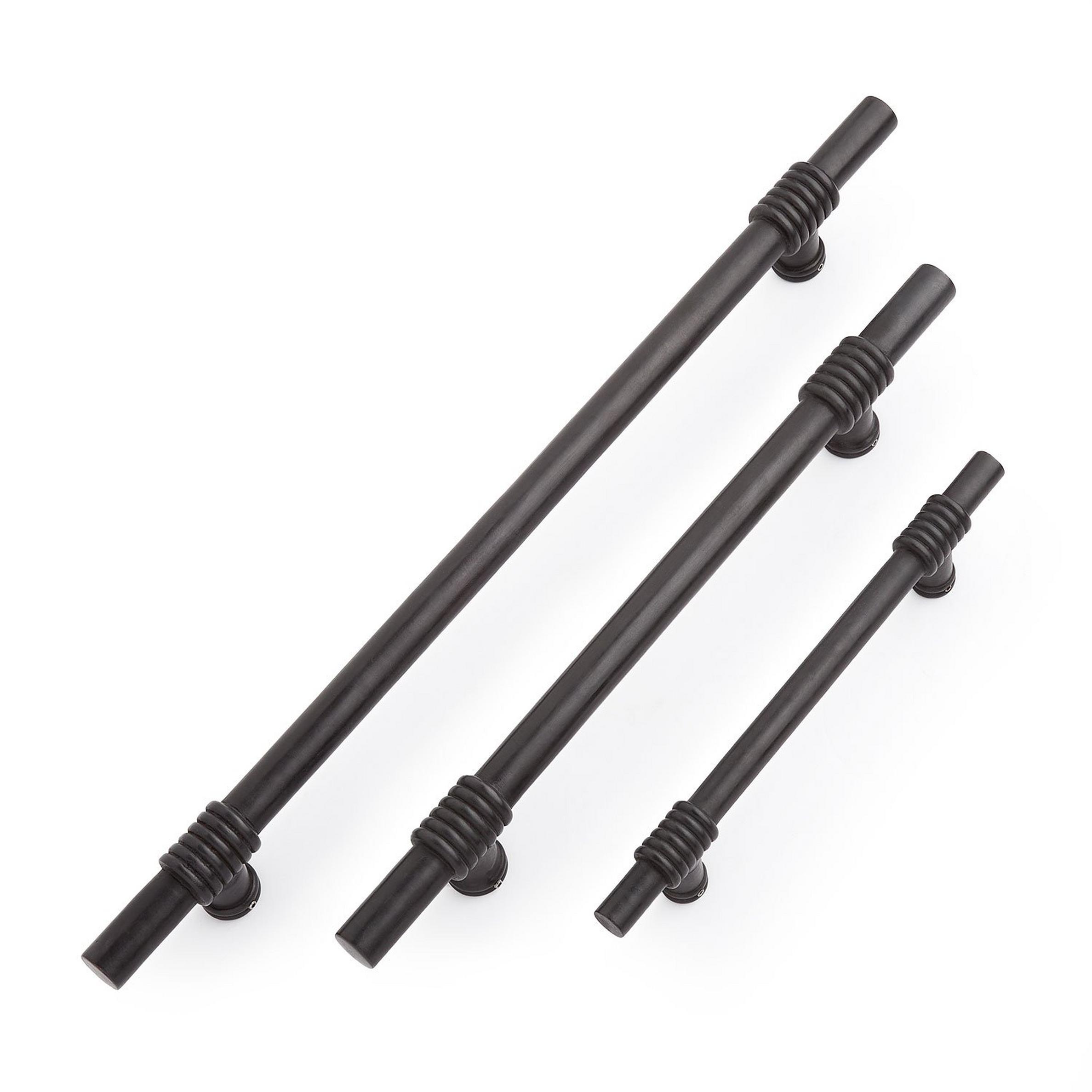Poignées De Porte Brady Signature Hardware – Bronze Patiné, X2, Pour Porte De Grange
