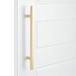 12" Khoit Single Brass Door Pull - Satin Brass, , large image number 0