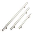 8" Khoit Back-to-Back Brass Door Pull Set - Brushed Nickel, , large image number 3