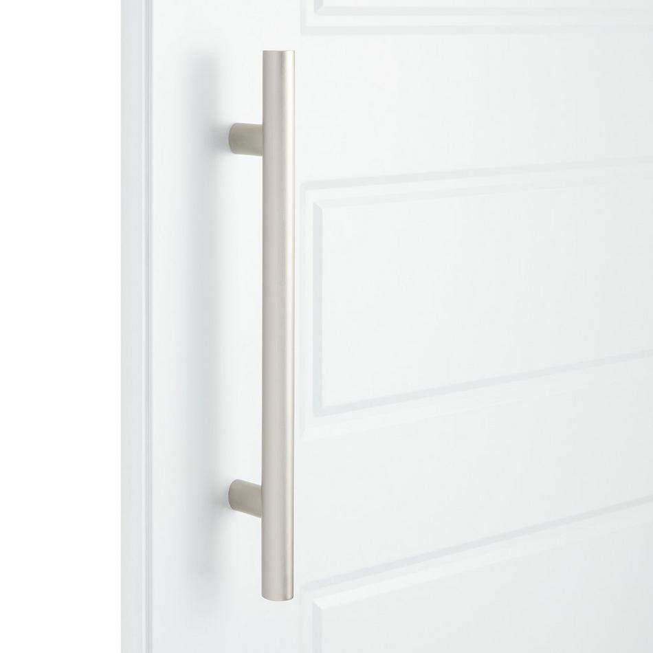 8" Kobe Back-to-Back Brass Door Pull Set - Brushed Nickel, , large image number 0