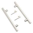 12" Kobe Back-to-Back Brass Door Pull Set - Brushed Nickel, , large image number 3