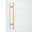 12" Kobe Back  to Back Brass Door Pull Set - Satin Brass, , large image number 0