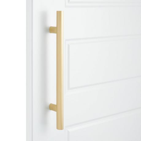 Kobe Back-to-Back Brass Door Pull Set