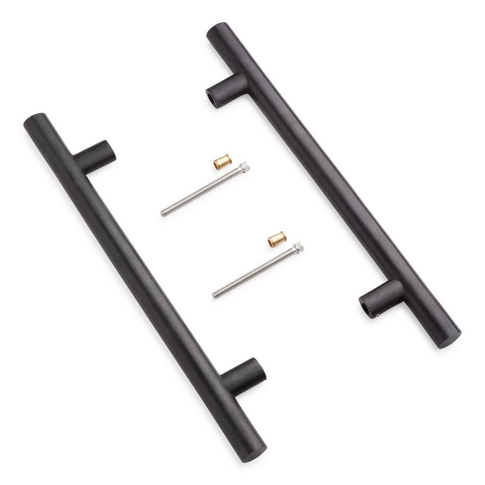 8" Kobe Back-to-Back Bronze Door Pull Set - Dark Patina, , large image number 2