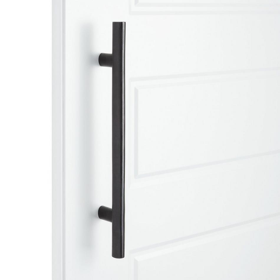 12" Kobe Back-to-Back Bronze Door Pull Set - Dark Patina, , large image number 0